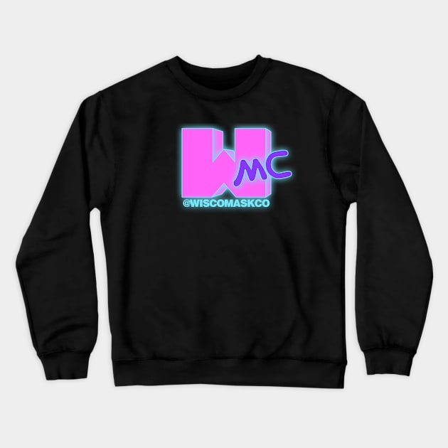 WMCTV VaporWave Crewneck Sweatshirt by WiscoMaskCO